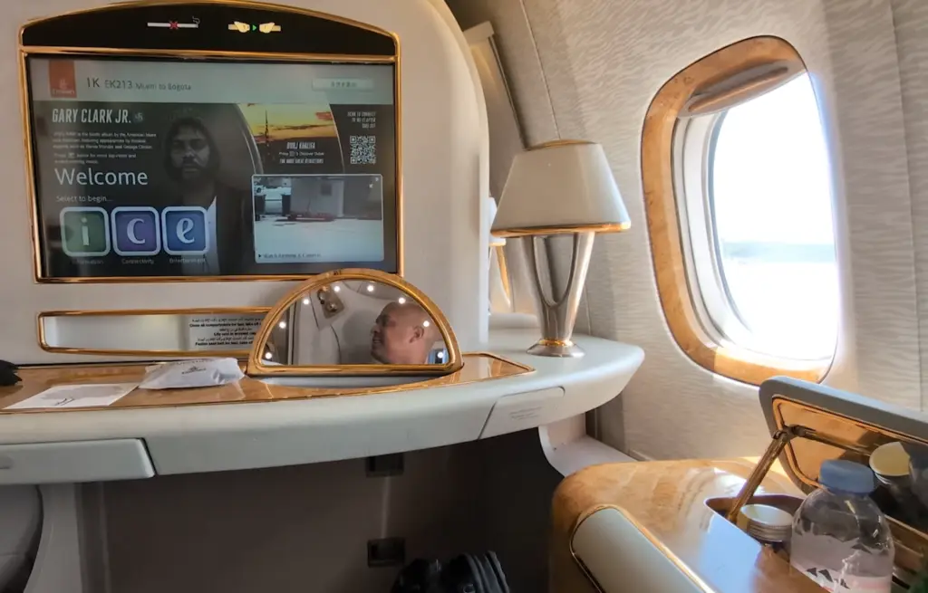 Emirates First Class Cabin